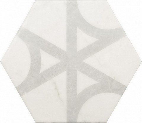 Плитка напольная CARRARA Hexagon Flow (EQUIPE)
